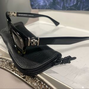 Chrome Hearts “Gettin Any ? -A” black maize with silver decor!